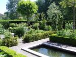 Weelderige tuin met vijver in Dordrecht